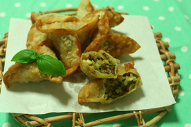 カルッとサクサク!カレーサモサ