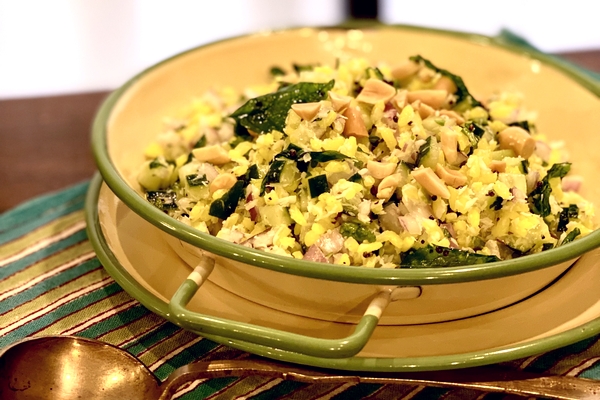 南インド式 ココナッツ入りライスサラダの画像