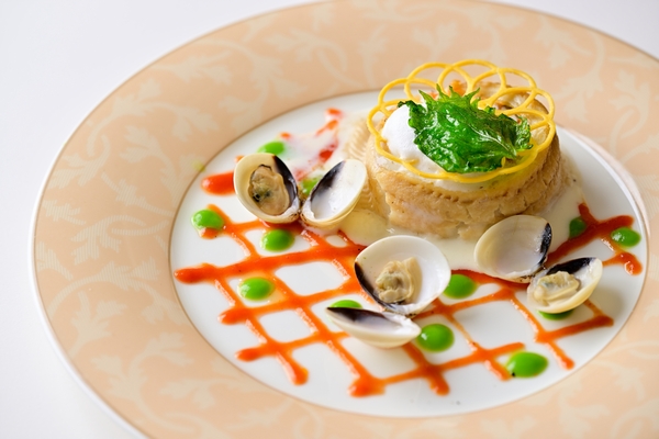 「融合」煮穴子を纏ったチョッピーノリゾットの画像