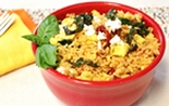 Mediterranean Breakfast Kale Rice Bowl